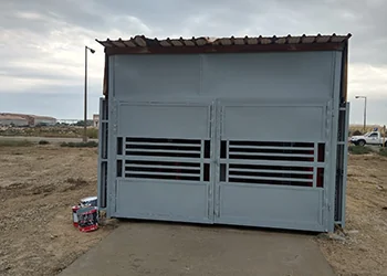 Gas Shed Modification — original website photograph
